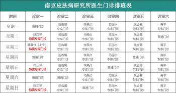 南京皮肤病研究所清明门诊时间